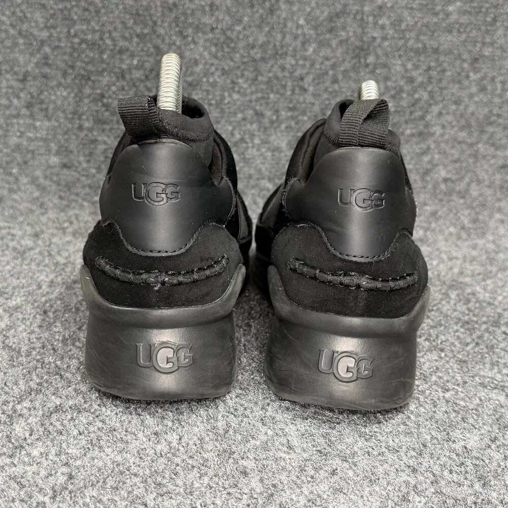 UGG Neutra Slip On Shoes Women's Size 6‎ Black Neoprene Graphic Logo Athletic